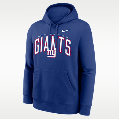 New York Giants Club Men's Nike NFL Pullover Hoodie. Nike.com